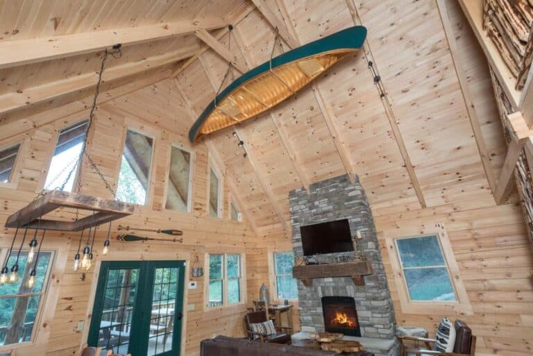 Stone Lake Lodge canoe