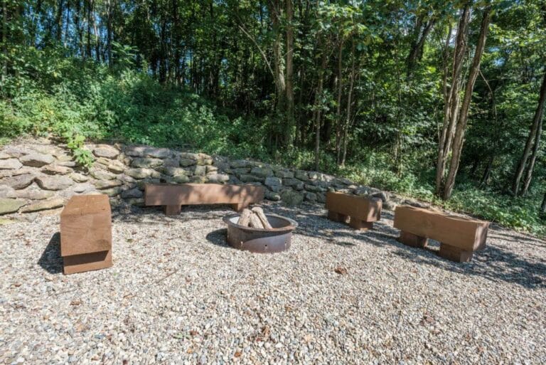 Stone Lake Lodge fire pit