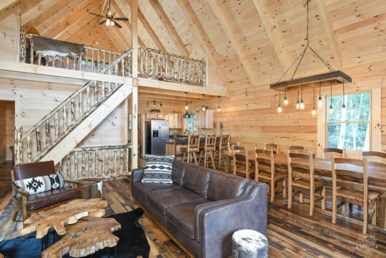 Stone Lake Lodge living room