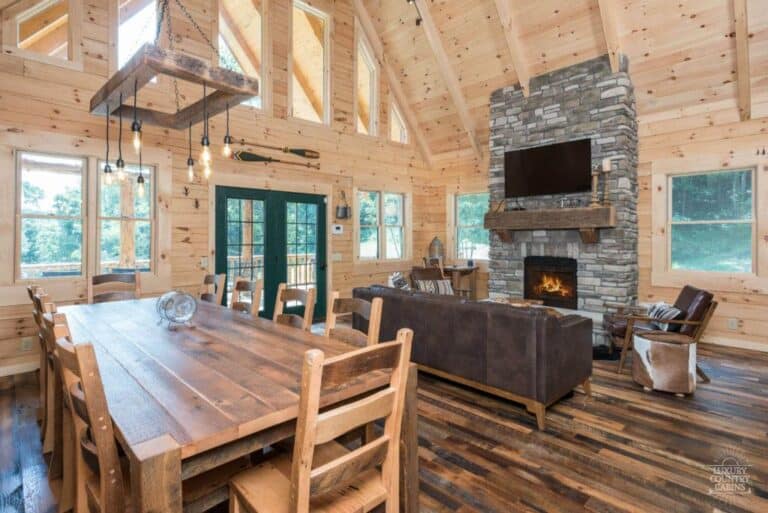 Stone Lake Lodge living room