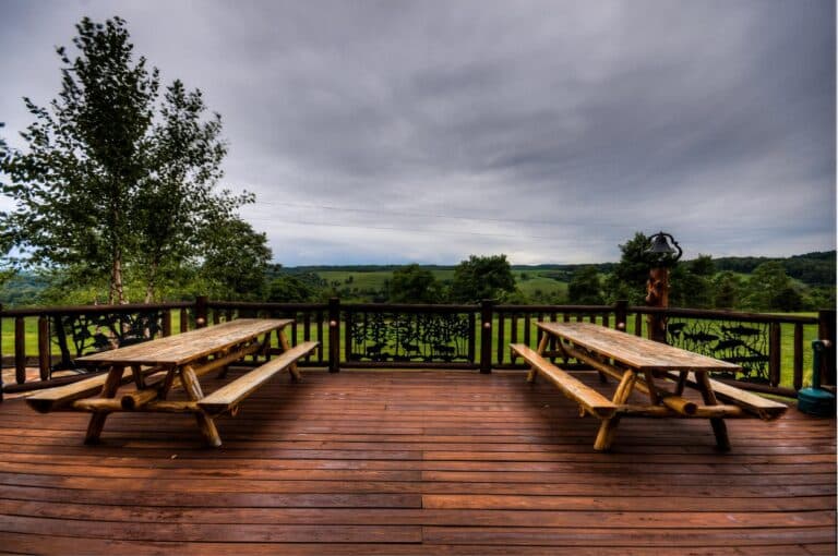 Coshocton Crest Lodge deck